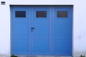 Porte de garage battante aluminium